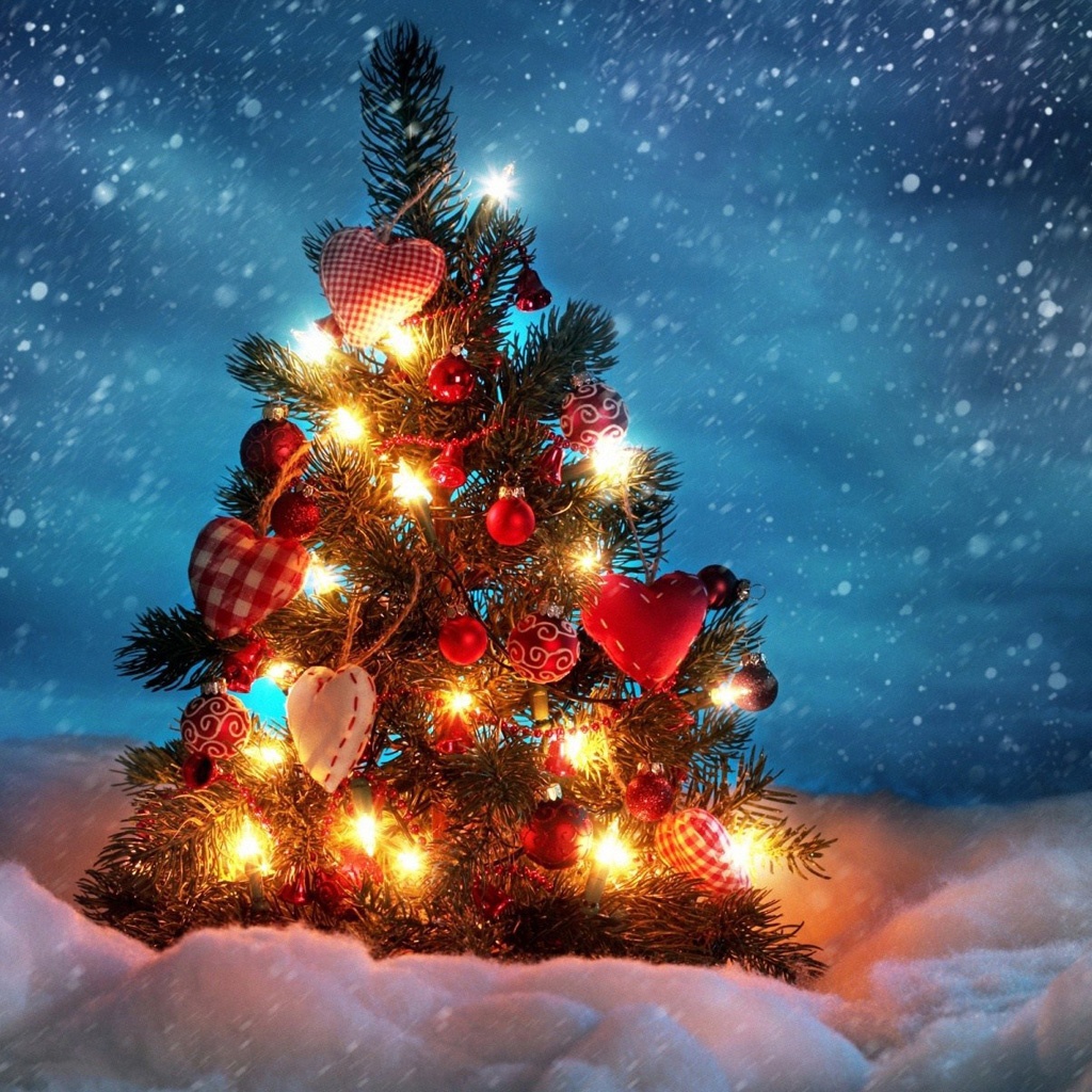 Christmas tree iPad Air Wallpapers Free Download